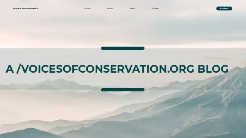 A /VoicesofConservation.org Blog